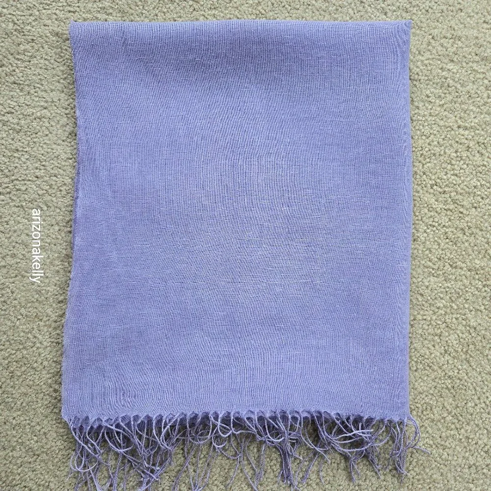 Lavender Linen Scarf Purple Charter Club
